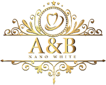 A&B Nano White Logo